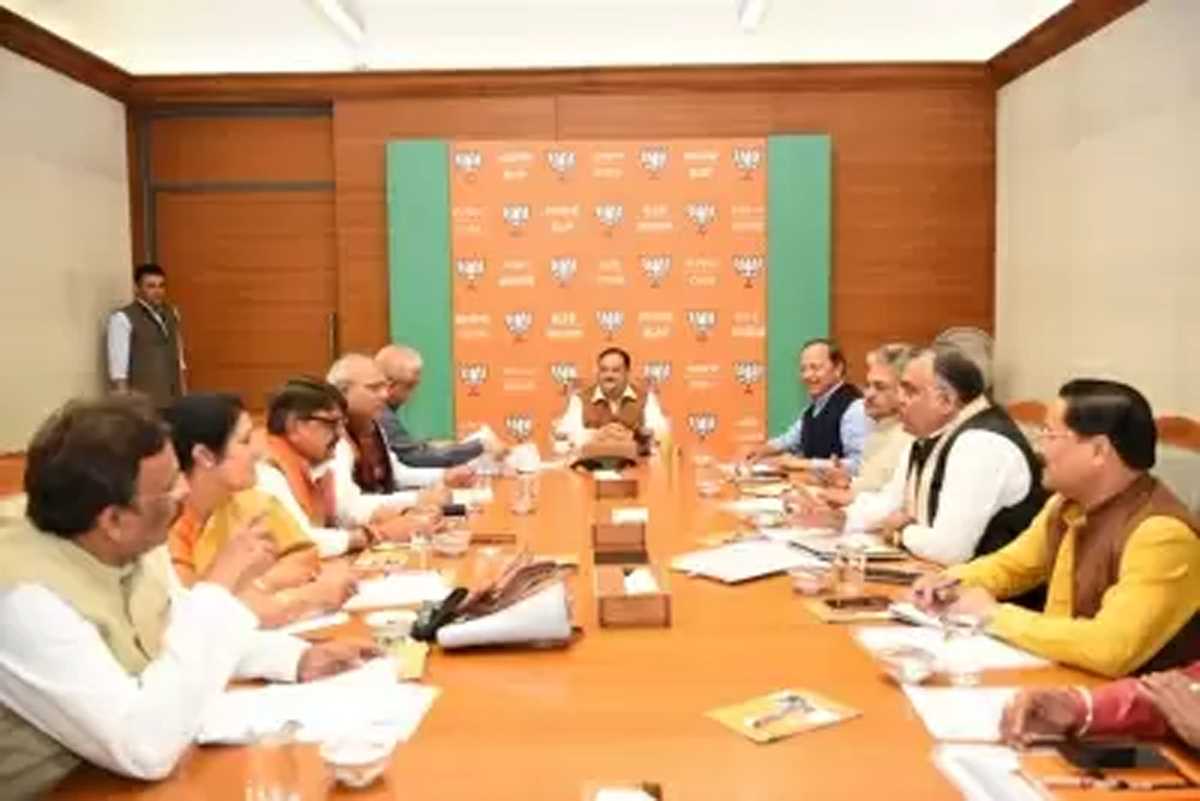 जेपी नड्डा ने भाजपा राष्ट्रीय महासचिवों के साथ की बैठक, राष्ट्रीय पदाधिकारियों की 2 दिनी बैठक पर चर्चा